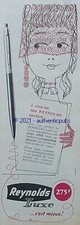 PUBLICITE REYNOLDS LUXE STYLO