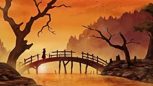 Toile tableaux samouraï - ,