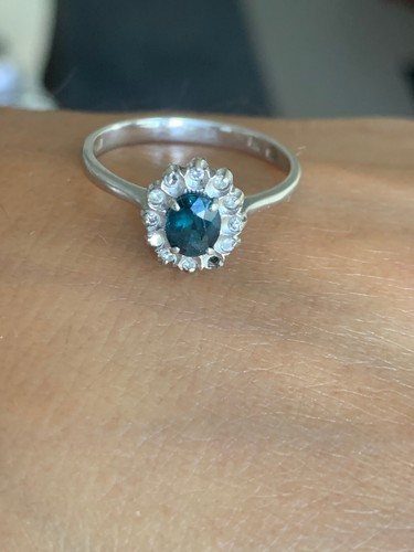 Bague blanc carats - or,