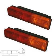 Paire De Feux Arrières Droit-Gauche Ama Tracteur Fiat Landini Massey Ferguson