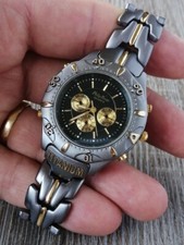 Montre Homme Chronographe Philip Persio Vintage 2000 Watch Chic Titanium Quartz