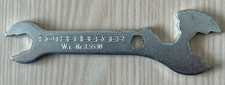 Vintage ROTHENBERGER Wa-N°3.5530 Clé Plate Bruleur Sanitaire Gaz Argenté Chromé