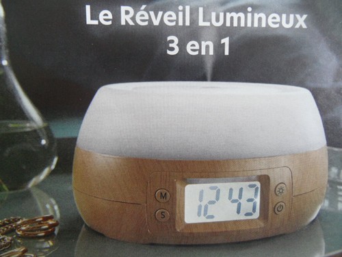 Réveil lumineux diffuseur - réveil,
