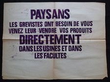 Affiche originale mai 68