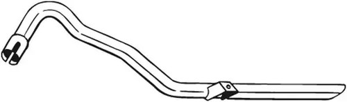 Tuyau échappement 801 - tuyau, 801-185