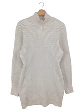 H&M Robe pull Dames Robe T EU 38 blanc cassé style décontracté