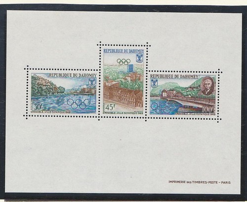 Dahomey bloc jeux - dahomey,