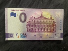BILLET TOURISTIQUE 0 EURO ZÉRO OPÉRA GARNIER 2022
