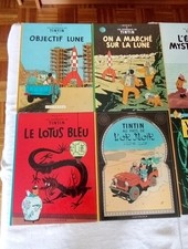 LOT 8 BD TINTIN ANCIENNES  EN TBE .( REED 1966 + EO 1968) . VOIR DESCRIPTIF .