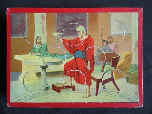 Ancienne planche loto - de, et