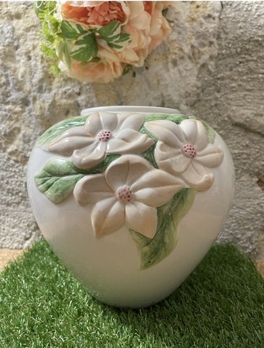 Vase boule barbotine - vase,