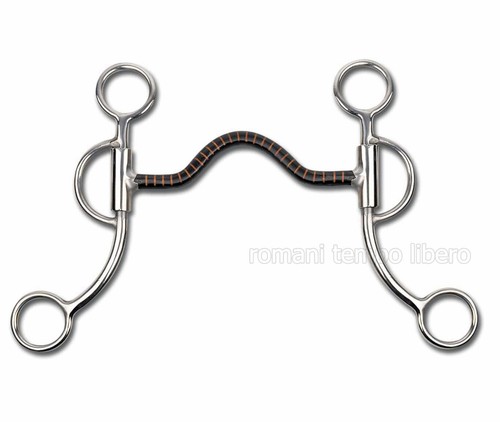 Bridon western entier acier - entier, en