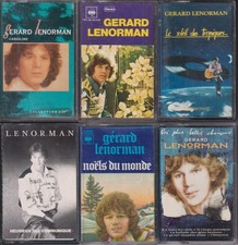 GERARD LENORMAN  LOT DE 6 K7 CASSETTES AUDIO    TAPE