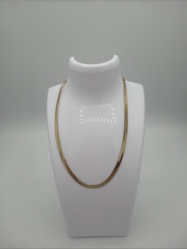 Collier maille serpent dorée
