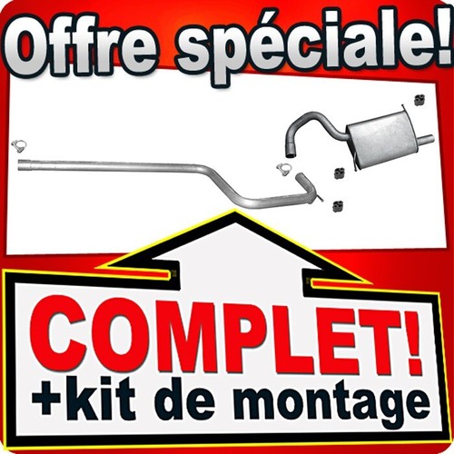 Ligne pot échappement pour - d'échappement,