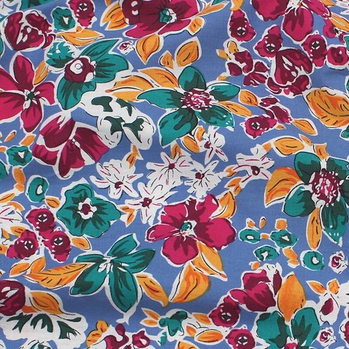 Diy jardin pays floral tissu - floral,