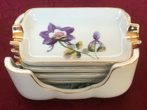 Mid century piece ashtray - 5-piece,