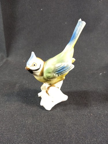Statuette oiseau porcelaine - oiseau,