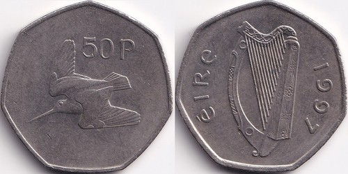 Pence 1997 irlande eire - pence,