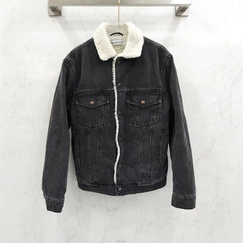 Balenciaga veste denim noir - veste,