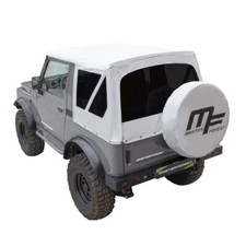 Capote Masterforest blanche vitres teintées 4X4 Suzuki Santana Samurai.