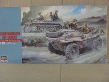 Maquette Véhicule 1/72 HASEGAWA Ref 31113 Schwimmwagen et Kettenkrad