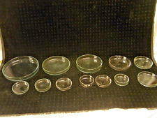 LOT 12 PETRINE COUPE COUPELLE VERRE PYREX  EPROUVETTE LABORATOIRE APHOTHICAIRE