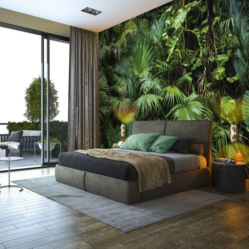 Papier paint intissé jungle - papier,