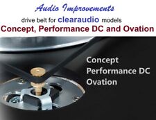 CLEARAUDIO Concept, Performance DC et Ovation COURROIE by Audio Improvements