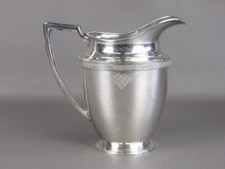 Pot Pichet Argent Plaqué Oneida Antique Estampillé Et Numéroté Liberty 1930