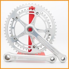 CAMPAGNOLO NOUVEAU RECORD 1973 PÉDALIER VINTAGE ROAD BIKE SQUARE OLD CRANK BI...