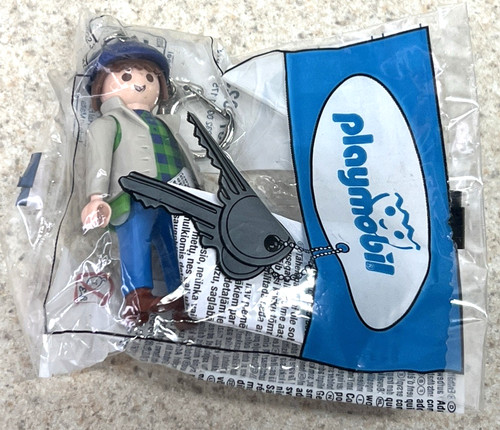Playmobil taxi driver with - taxi,