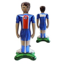BALLON ALUMINIUM JOUEUR FOOTBALL PSG 105CM BLEU