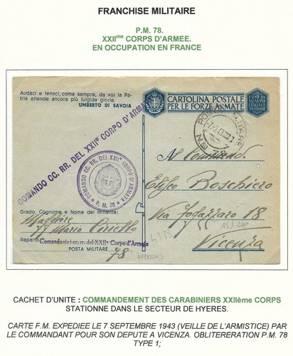 Italy covers 1943 fieldpost - covers,