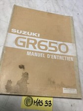Suzuki GR650 Tempter D 1983 GR 650 manuel revue technique moto atelier 650GR