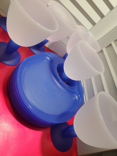 Vtg tupperware blue - vtg,