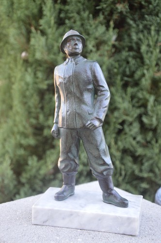 Sapeur pompier ancien bronze - ancien,