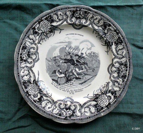 Assiette faience gien - faience,