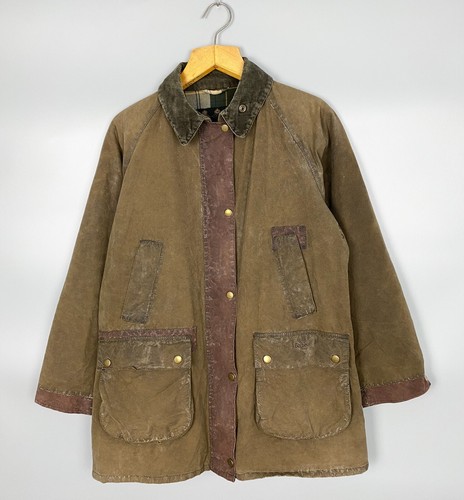 Barbour waxed repaired - repaired, bedale