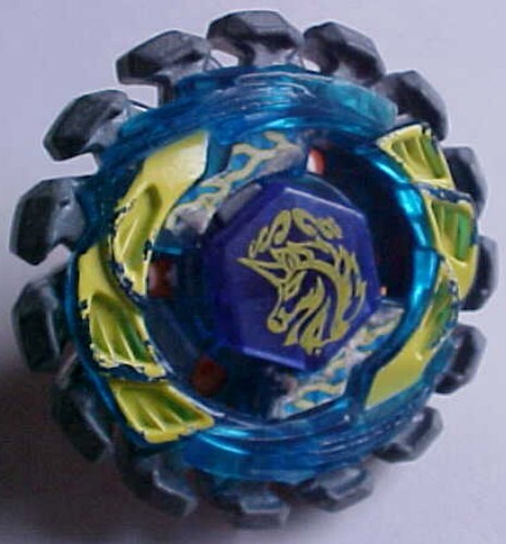 Beyblade unicorno tomy metal - unicorno,