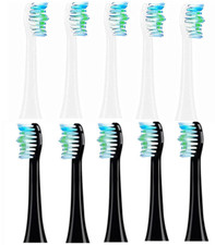 10Pcs Tête de brosse à dents uniquement pour Olybo Brosse à dents électrique