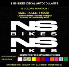 2 ns bikes  autocollant  Véritable decal autocollant STICKERS  IMPERMÉABLE.