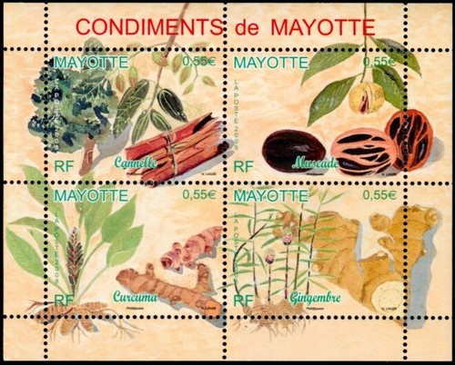 Timbre mayotte 210 213 - n°210,