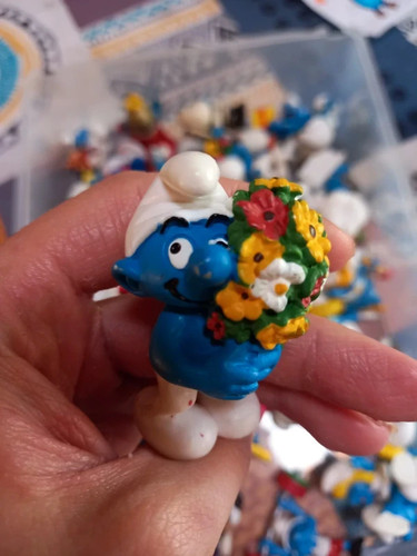Schtroumpf avec gros - , bouquet