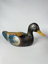 Ancien Canard En Bois leure Fin XIX ème