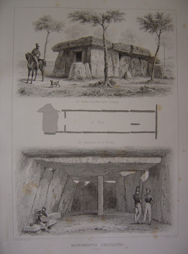 Grande gravure dolmen - dolmen, grotte