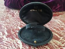 Vintage Omega Box Case. Ancien Etui Daim Montre Omega.
