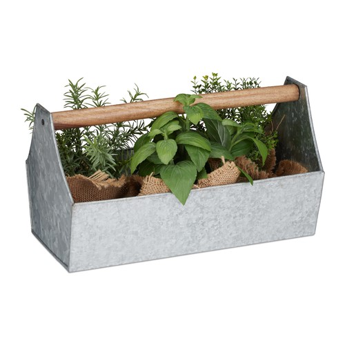 Jardinière métal caisse - en,