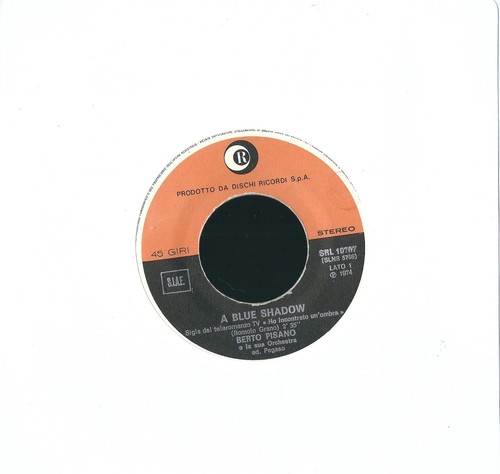 Disque tours berto pisano - 45,