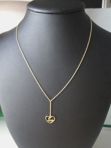 Collier love argent - love,